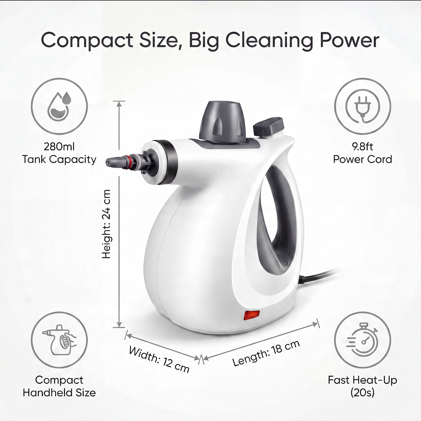 Velnor™ Portable Steam Cleaner